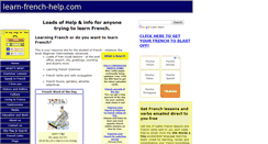 Desktop Screenshot of learn-french-help.com